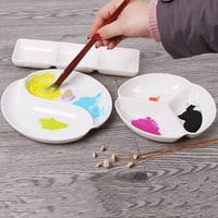 Imitation ceramic color palette watercolor gouache paint palette anti-fall and easy to clean special for painting