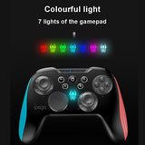 AOOKGAME  Bluetooth Wireless Joystick Game Console Controller with LED Light for Nintend Switch PC Android NS