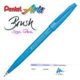 Japan Pentel Fude Touch SES15C Flexible tip sign pens soft brush pen calligraphy hand lettering Sketch Painting Drawing