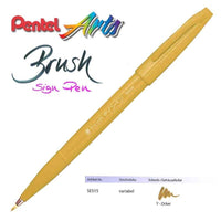 Japan Pentel Fude Touch SES15C Flexible tip sign pens soft brush pen calligraphy hand lettering Sketch Painting Drawing