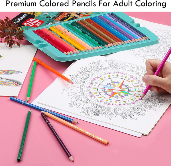 18 Colors Colored Pencils Set Vibrant Color Pencils For School Teachers,  Soft Core Art Drawing Pencils For Coloring, Sketching, And Painting For Adult  Coloring Book Gifts For Adults