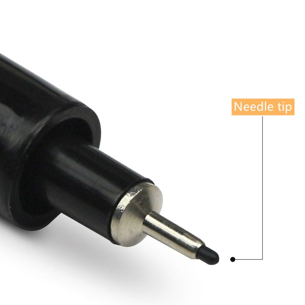 Know 9 Pcs/set Needle Tip Graphic Drawing Pen Water-based Waterproof –  AOOKMIYA