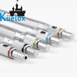 AOOKMIYA Kuelox-lápis mecânico de metal completo para desenho profissional, lápis automático para quadrinhos de 0.3/0.5/0.7/0.9/2.0mm