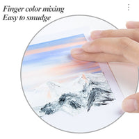 AOOKMIYA Kuelox super óleo macio pastel pintura profissional cor pesada pastel de óleo para presente arte escola artigos de papelaria suprimentos lápis