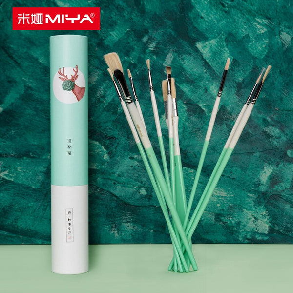 Miya Himi 5Pieces Kids Artists Gouache Paint Brushes Set for