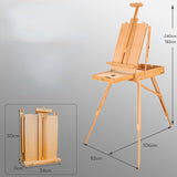 AOOKMIYA  Male Easel Wooden Painting Easel Box Caballete Pintura Portable Sketching Oil Painting Box Gouache Easel Painter Art Supplies