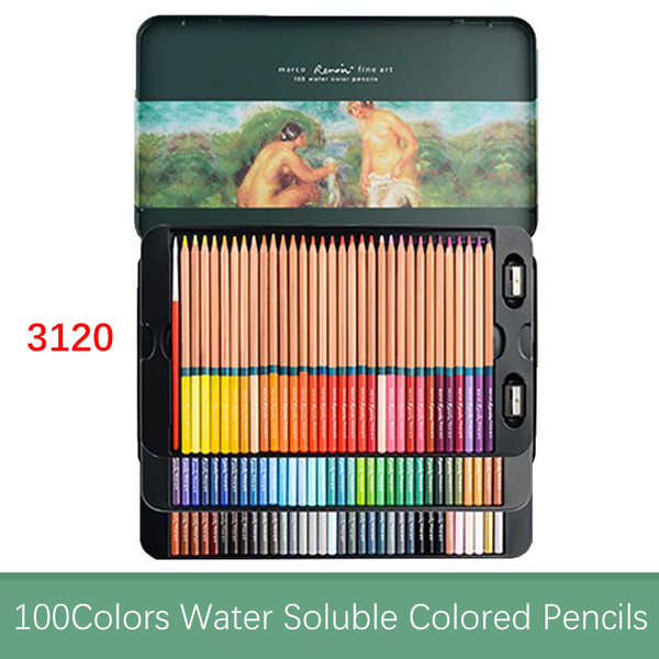 Color Pencil 100 Color Water Soluble