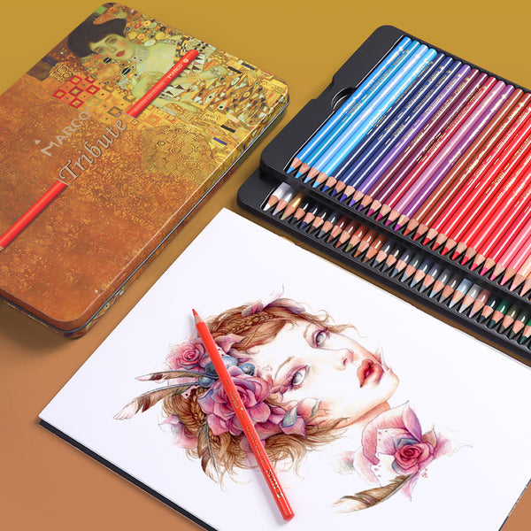 Marco Tribute 300 Colors Gift Box Colored Pencils Set Master Oil Limited  Color Pencil Art Supplies For Artist Collection Andstal