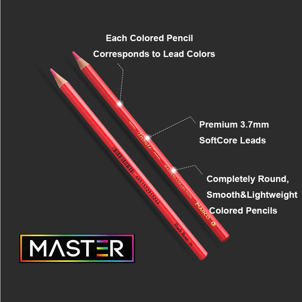 Master Markers  150 Piece Premium Colored Pencil Mega Set 