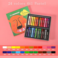 Maries Soft Oil Pastel 12/24/36 Artist Aqua Oil Pastel Washable Graffiti Painting Drawing Crayon Pen for Painting Art Stationery