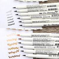 Marvy 4600 6/8/13pcs Pigment Liner Neelde Water-proof Drawing Pen Pigma Micron Sunproof Marker Pen for Sketching Office School