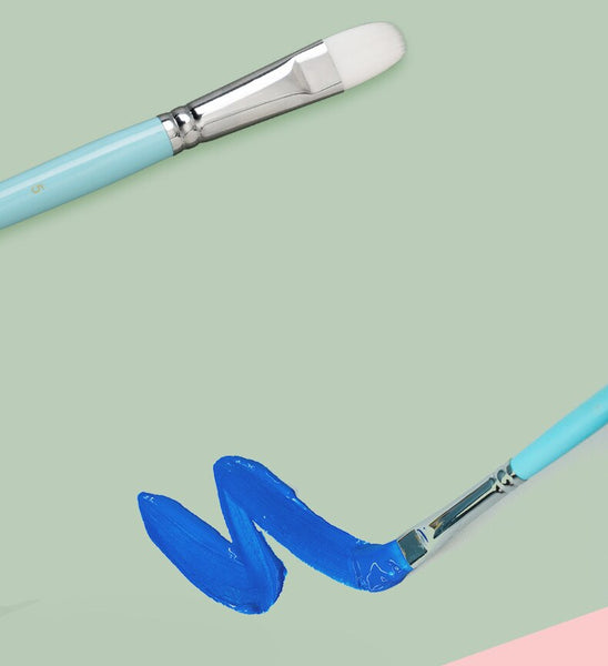 Miya Himi 3pcs Paint Brushes Set for Acrylic Oil Watercolor Face & –  AOOKMIYA