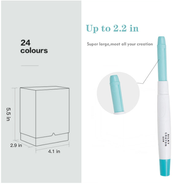 Miya Himi Silky Gel Wax Crayons 12/24/36 Colors; Washable, Pastel, Wat –  AOOKMIYA