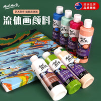 Mont Marte Premium Pre-mixed Acrylic Pouring Paint Set,240ml Bottles for Surfaces Stretched Canvas,Wood,MDF and Air Drying Clay