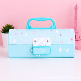 Multi-function Pencil Case 3 Layer Pen Box Large Capacity Pencilcase Stationery Box for Girls Password Lock School Supplies