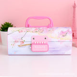 Multi-function Pencil Case 3 Layer Pen Box Large Capacity Pencilcase Stationery Box for Girls Password Lock School Supplies