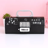 Multi-function Pencil Case 3 Layer Pen Box Large Capacity Pencilcase Stationery Box for Girls Password Lock School Supplies