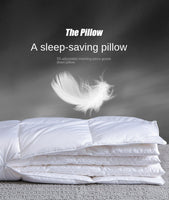 AOOKMIYA  Multifunctional Sleeping Pillows Cotton 95 White Goose Down Latex Particles Filled Height Adjustable Home Hotel Bedding Pillows