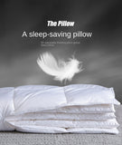 AOOKMIYA  Multifunctional Sleeping Pillows Cotton 95 White Goose Down Latex Particles Filled Height Adjustable Home Hotel Bedding Pillows