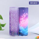 Multifunctional creative pencil case password lock quicksand stationery box large capacity office stationery school supplies