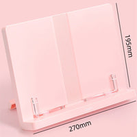 Multifunctional reading rack, desk book holder, retractable bookshelf for fixing books, mobile phones, easel, lazy artifact