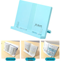 Multifunctional reading rack, desk book holder, retractable bookshelf for fixing books, mobile phones, easel, lazy artifact