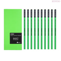 NYONI  10/12Pcs 14B Pencil Set Dedicate Charcoal Pencil Soft Medium Hard Painting Pencils Sketch Pencil Art Supplies Staionery