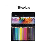 NYONI 24/36/48/72/120 colors Professional Colored Pencils Soft Oil Drawing Pencil Set For Drawing School Art Painting Supplies