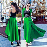 AOOKDRESS Spring/Summer Sexy Set New Thin Fork Top Jacket Fashion Vest Skirt Three-piece Set