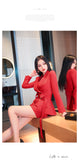 AOOKDRESS spring OL formal suit skirt 2021 new design small suit jacket bag hip short skirt two-piece suit