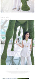 AOOKDRESS fashion set new summer sleeveless small suit jacket micro horn trousers two-piece set