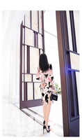 AOOKDRESS Early autumn printed dress suit female 2021 new goddess fan suit jacket sleeveless dress two-piece suit