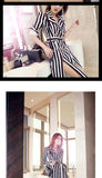 AOOKDRESS rimmed beach dress seaside vacation dress spring/summer new sexy strap long-sleeved waist-length dress