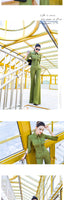 AOOKDRESS summer temperament suit new stylish slim shirt high-waisted wide-leg flared pants two-piece set