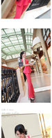 AOOKDRESS sexy ladies wind suit summer new irregular suspender jacket split casual pants two-piece suit