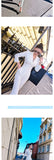 spring OL professional nine-point sleeve jumpsuit women 2021 new temperament waist slim white jumpsuit