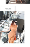 AOOKDRESS summer new fashion slim foreign style playful suit sleeveless top casual pants temperament Hong Kong flavor two-piece suit