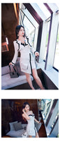 AOOKDRESS spring OL small fragrance suit skirt new temperament short small suit irregular tube top dress