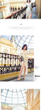 AOOKDRESS early spring temperament long-sleeved evening dress new fashion sexy slim cross-knee skirt