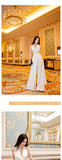 AOOKDRESS skirt suit female summer new style sleeveless shirt collar long skirt wide leg trousers playful two-piece suit