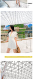 AOOKDRESS summer leisure suit women's new short sleeve suit collar jacket long temperament shorts two-piece suit