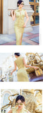 AOOKDRESS summer sexy V-neck ribbon dress cover belly new temperament sleeveless open fork long skirt in the long