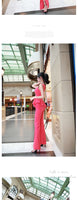 AOOKDRESS sexy ladies wind suit summer new irregular suspender jacket split casual pants two-piece suit