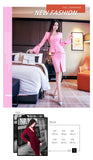 Fashion sexy women's skirt suit 2021 new temperament pink square neck waist coat bag hip skirt two-piece suit