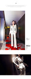 AOOKDRESS Spring black and white contrast color suit suit 2021 new double-row small suit jacket and two-piece pants