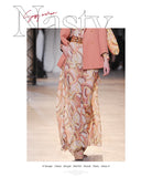 AOOKDRESS European and American catwalk orange suit female Korean printed chiffon dress temperament goddess Spring 2021