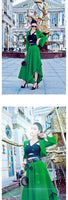 AOOKDRESS Spring/Summer Sexy Set New Thin Fork Top Jacket Fashion Vest Skirt Three-piece Set