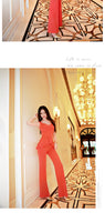 AOOKDRESS summer fashion jumpsuit women's new sexy temperament slim waist sleeveless suspenders jumpsuit