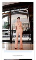 AOOKDRESS New Spring/Summer Women's Small Suit Set Stylish Suit Falling Wide-Legged Pants Show Slim Two-Piece Set