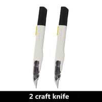 Paper cutter precision utility knife 30 degree 9mm blade carving carton craft knife multifunctional small metal knife stationery